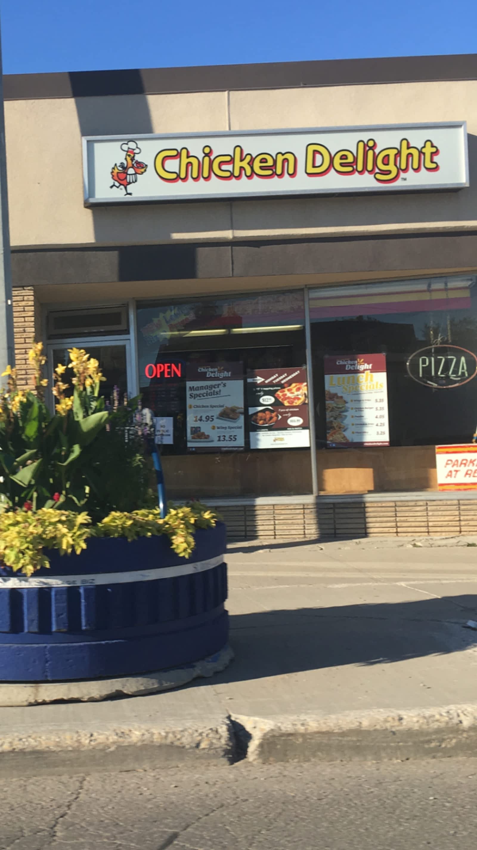 chicken delight delivery car