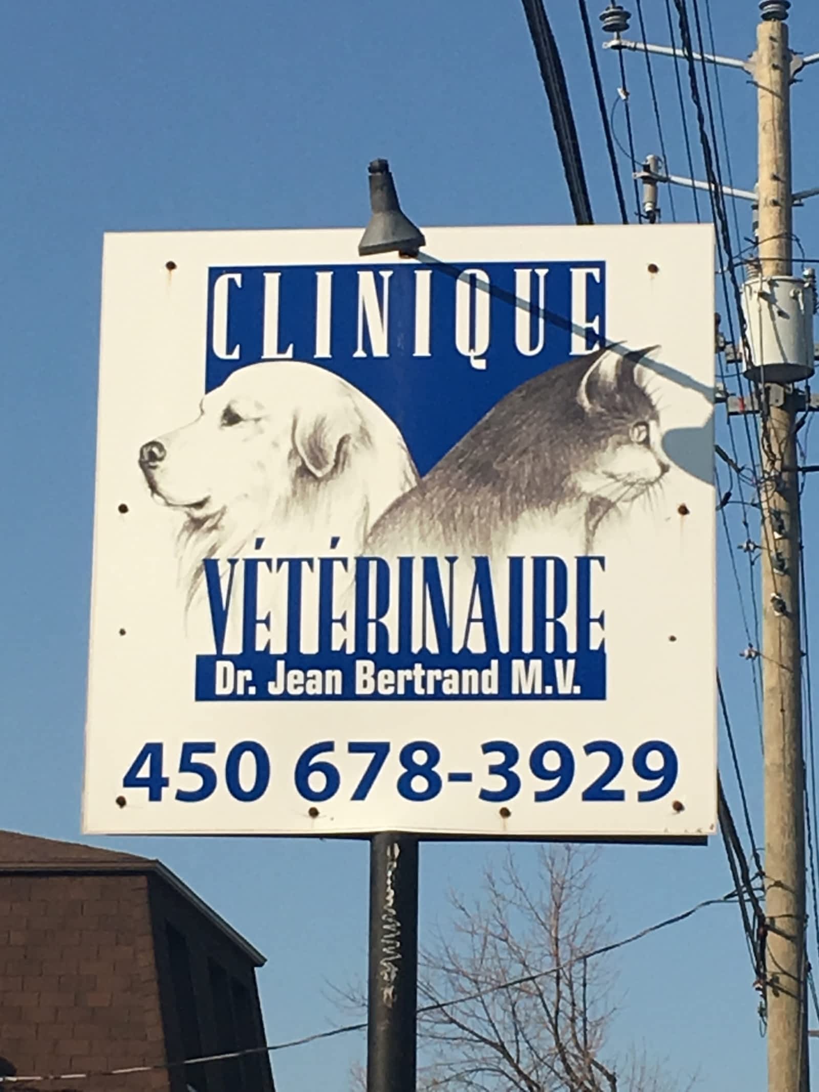 Clinique Veterinaire Dr Jean Bertrand Inc Horaire d'ouverture 3640 Montée SaintHubert
