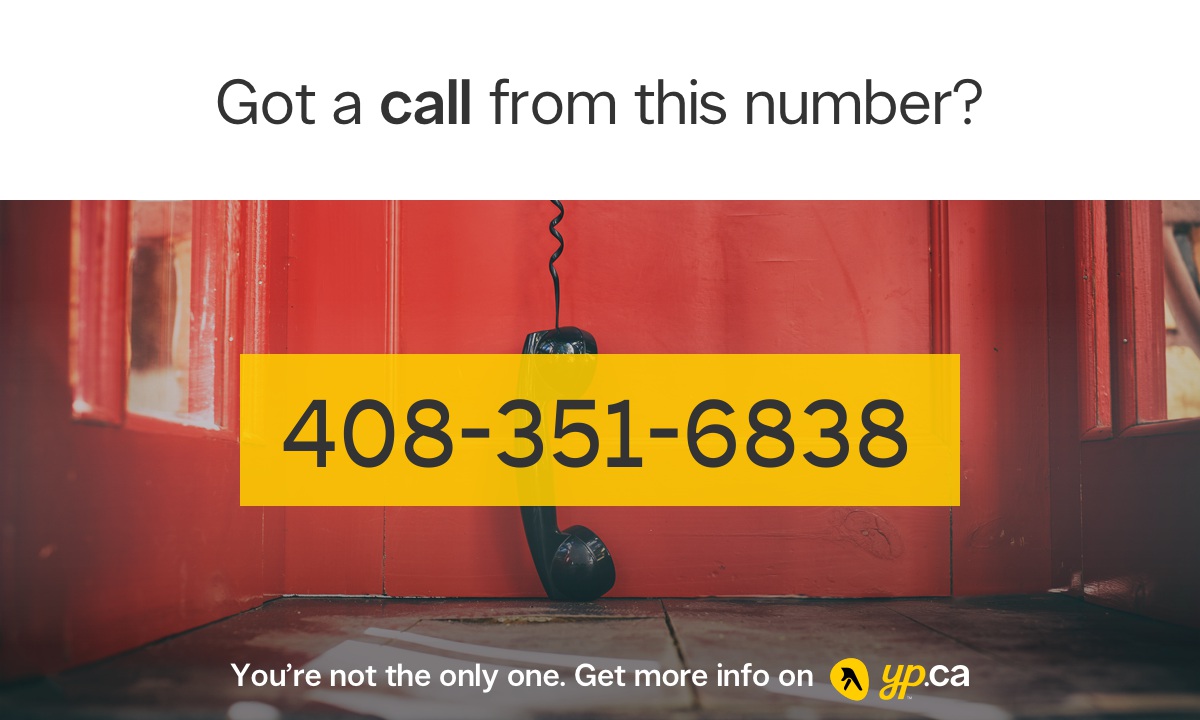408-351-6838 | 14083516838 Who called from San Jose | YP.CA