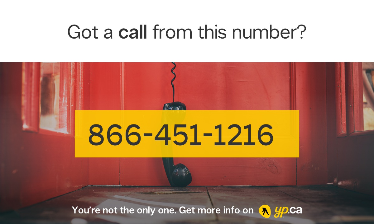 866-451-1216 | 18664511216 Who called | YP.ca