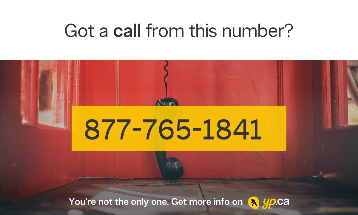 8777651841 18777651841 Who called YP.ca