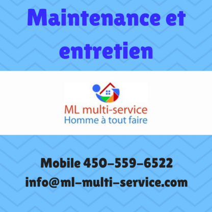 ML Multi-Service - Nettoyage de maisons et d'appartements