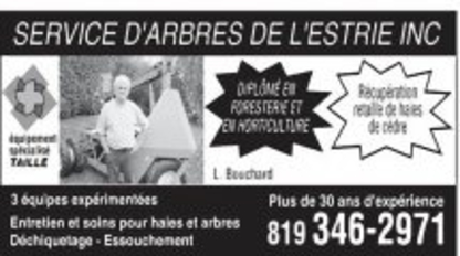 Service D'Arbres De L'Estrie - Léonard Bouchard - Service d'entretien d'arbres