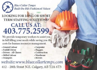 Blue Collar Temps - Agence de placement temporaire