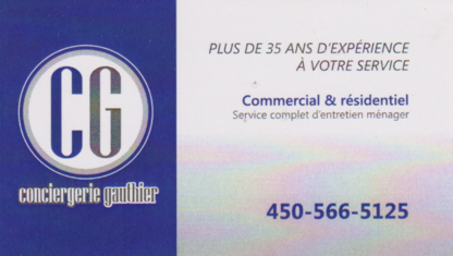 Conciergerie Gauthier - Commercial, Industrial & Residential Cleaning