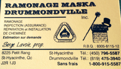 Ramonage Maska Inc - Ramonage de cheminées