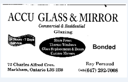 ACCU Glass and Mirror - Portes vitrées et miroirs