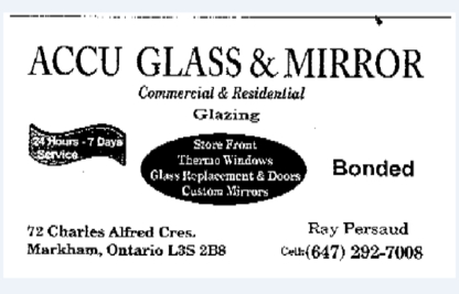 ACCU Glass and Mirror - Mirror & Glass Doors