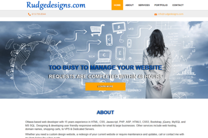 Rudge Designs - Développement et conception de sites Web