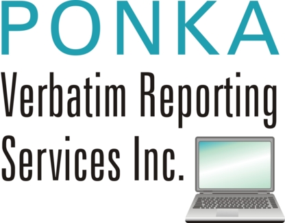 Ponka Verbatim Reporting Services - Court & Convention Reporters