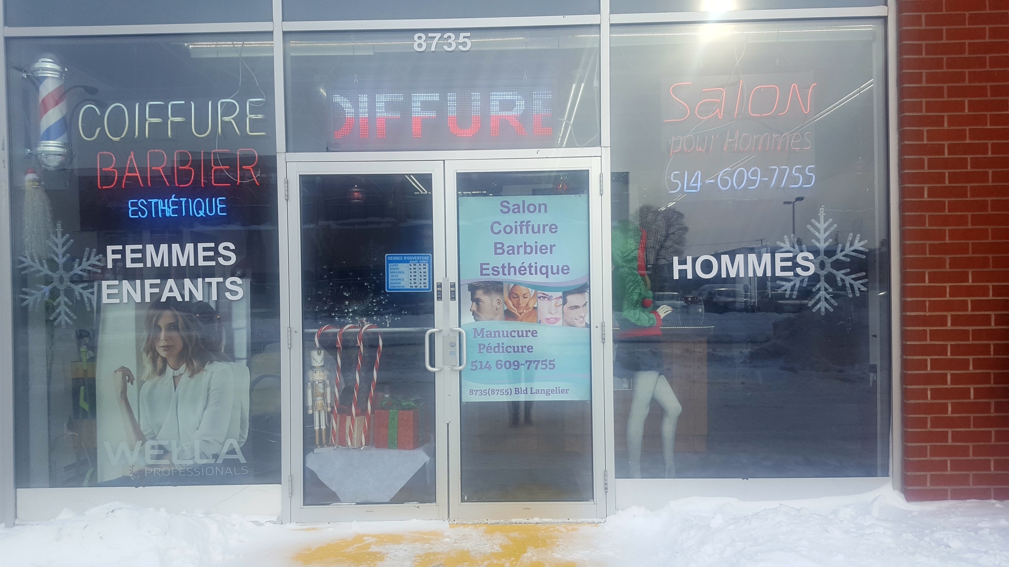 La Barbière Horaire d'ouverture 8735 boul Langelier, SaintLéonard, QC