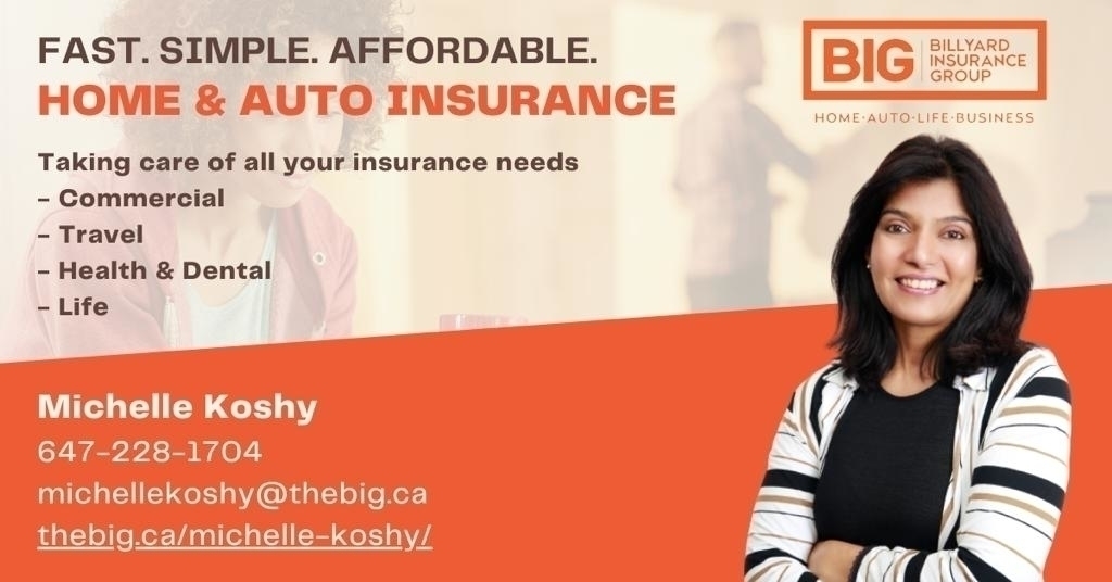 Michelle Koshy Insurance Broker Billyard Insurance Group Inc - Courtiers en assurance