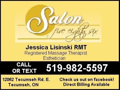 Salon 586 Jessica Lisinski RMT - Registered Massage Therapists
