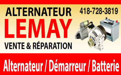 Alternateur Lemay & Fils Inc - Accessoires et pièces d'autos neuves