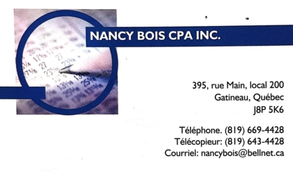 Nancy Bois CPA Inc - Comptables professionnels agréés (CPA)