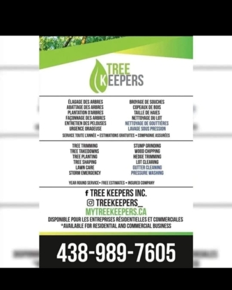 Tree Keepers Kahnawake - Service d'entretien d'arbres