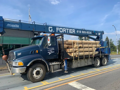 Les Construction G Fortier Inc - Service et location de grues