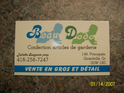Beau Dodo - Garderies