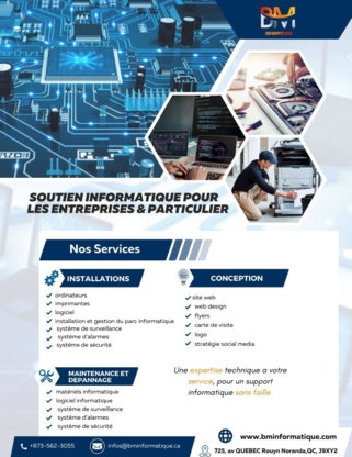 BMinformatique - Conseillers en informatique