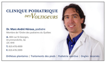 Clinique Podiatrique des Voltigeurs - Dr Marc-André Héroux - Podiatres