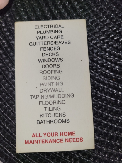 The Maintenance Guy - Home Maintenance & Repair