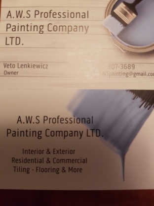 A.W.S Professional Painting Company Ltd - Peintres