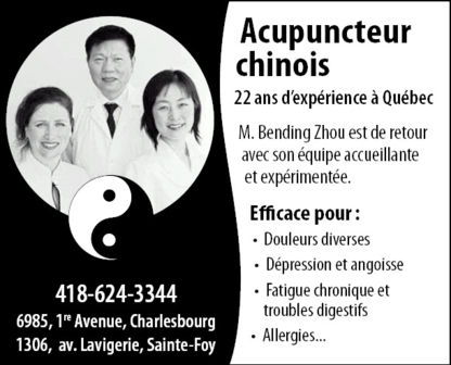 Clinique d'Acupuncture Zhou Bending Inc - Acupuncteurs
