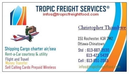 Tropic Freight Stores Services - Transitaires