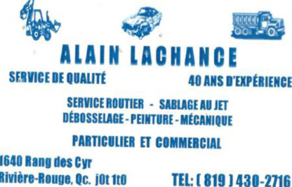 Alain Lachance Sablage au Jet - Sablage au jet