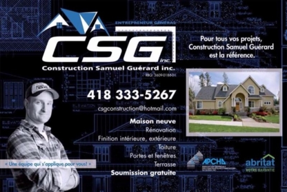Construction Samuel Guérard - Entrepreneurs généraux