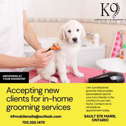 K9 Mobile Nails & Grooming - Pet Grooming, Clipping & Washing