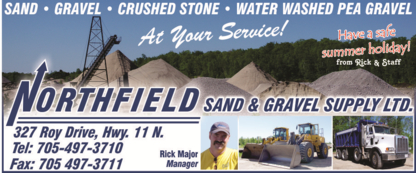 Northfield Block & Gravel Supply Ltd - Sable et gravier