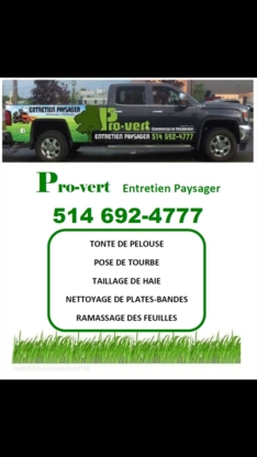 Entretien Paysagement Provert - Lawn Maintenance