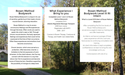 Simply Retreat 2 - RMT & Rosen Method Bodywork - Registered Massage Therapists