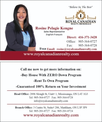 Rosine Kengne Realty - Real Estate Agents & Brokers