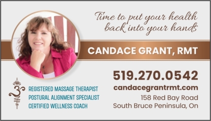 Candace Grant, RMT - Registered Massage Therapists