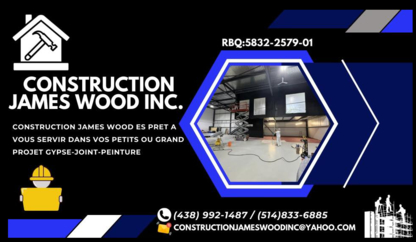 Construction James Wood Inc - Entrepreneurs en construction