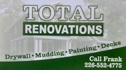 Total renovations - Rénovations