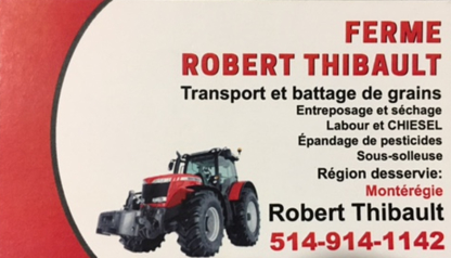 Ferme Robert Thibault - Nivellement et défrichement de terrains