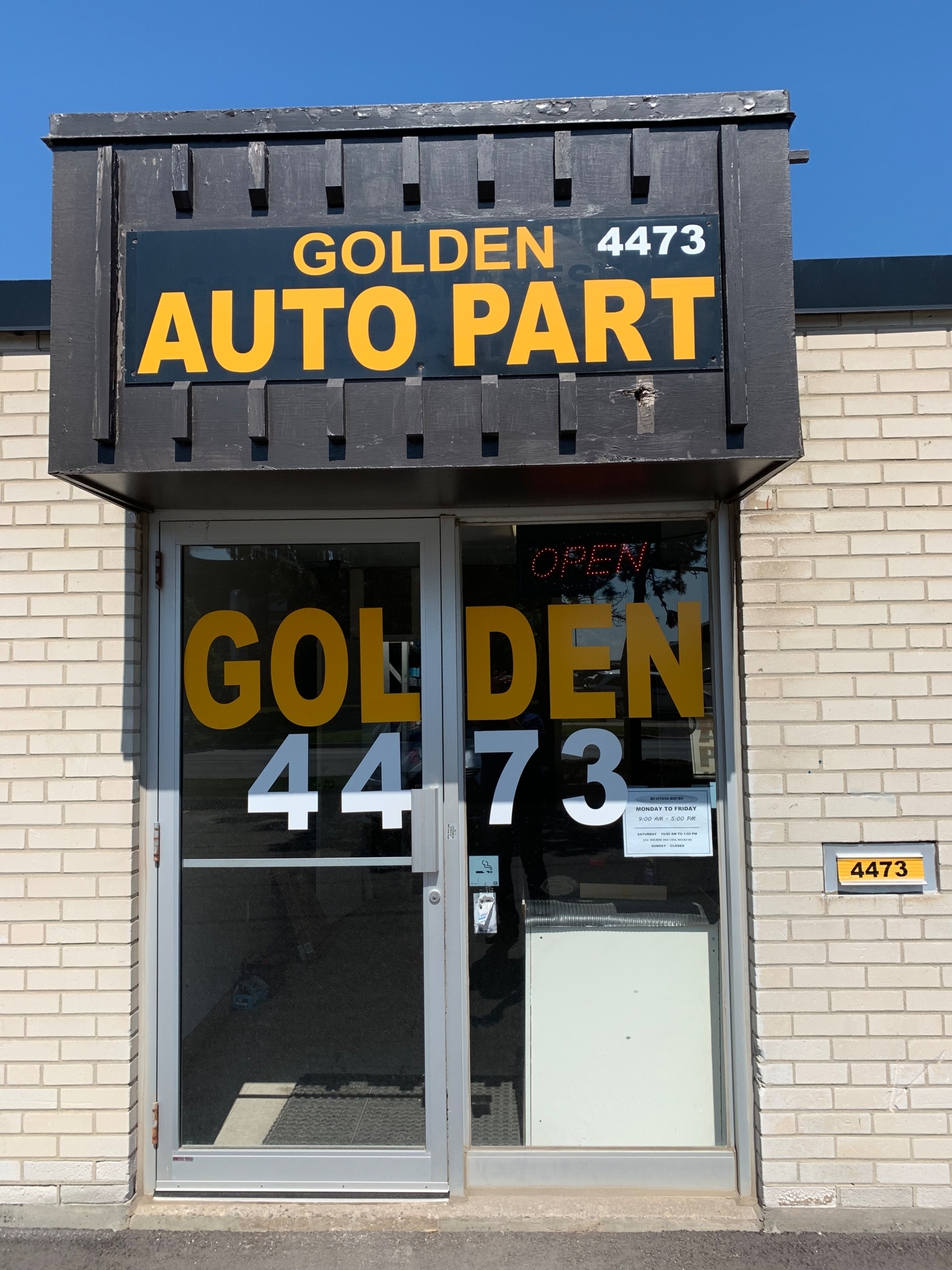 Golden Auto Parts Opening Hours 4473 Chesswood Dr, North York, ON