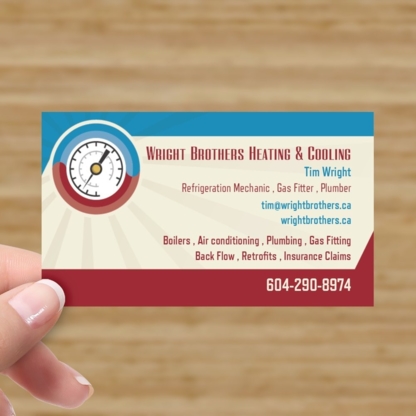 Wright Brothers Heating and Cooling - Heating Contractors