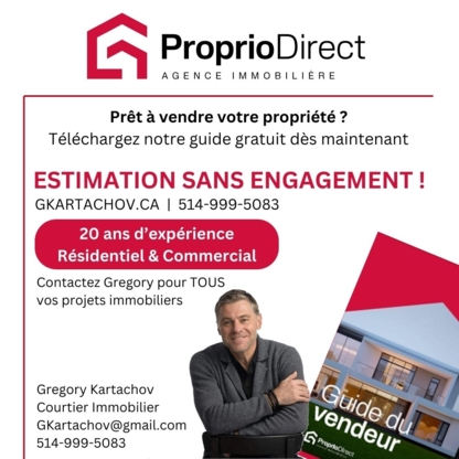 Kartachov Gregory - Proprio Direct Inc - Courtiers immobiliers et agences immobilières