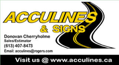 Acculines And Signs - Pavement Marking