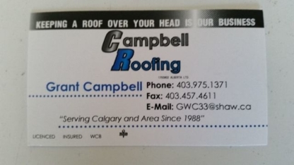Campbell Roofing - Couvreurs