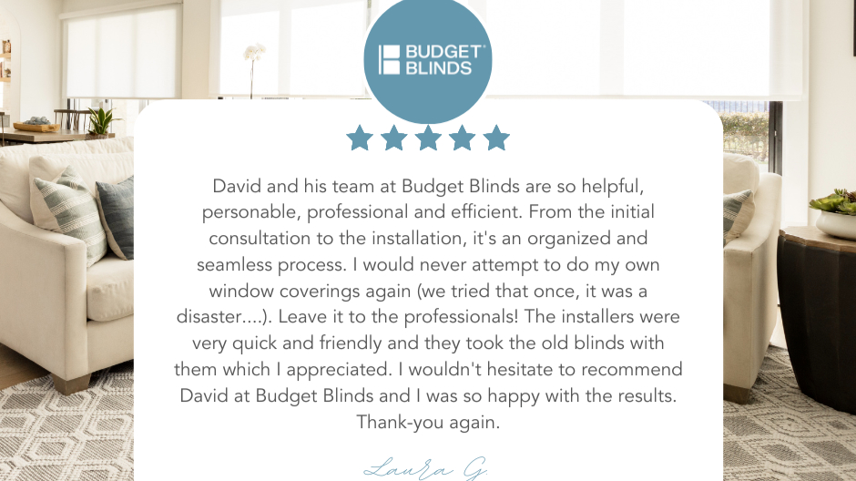 Budget Blinds of Grimsby, Stoney Creek and Hamilton - Window Shade & Blind Stores