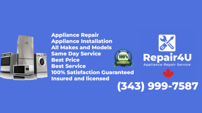 Repair4U Appliance Repair - Réparation d'appareils électroménagers