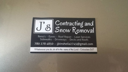 J`s Contracting & Snow Removal - Déneigement