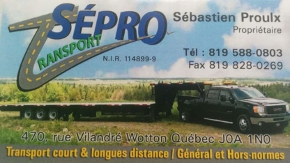 Transport Sépro - Services de transport