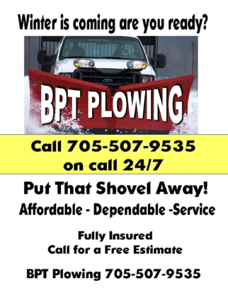 BPT Plowing - Snow Removal
