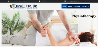 Health for Life Physiotherapy and Wellness Centre - Physiothérapeutes
